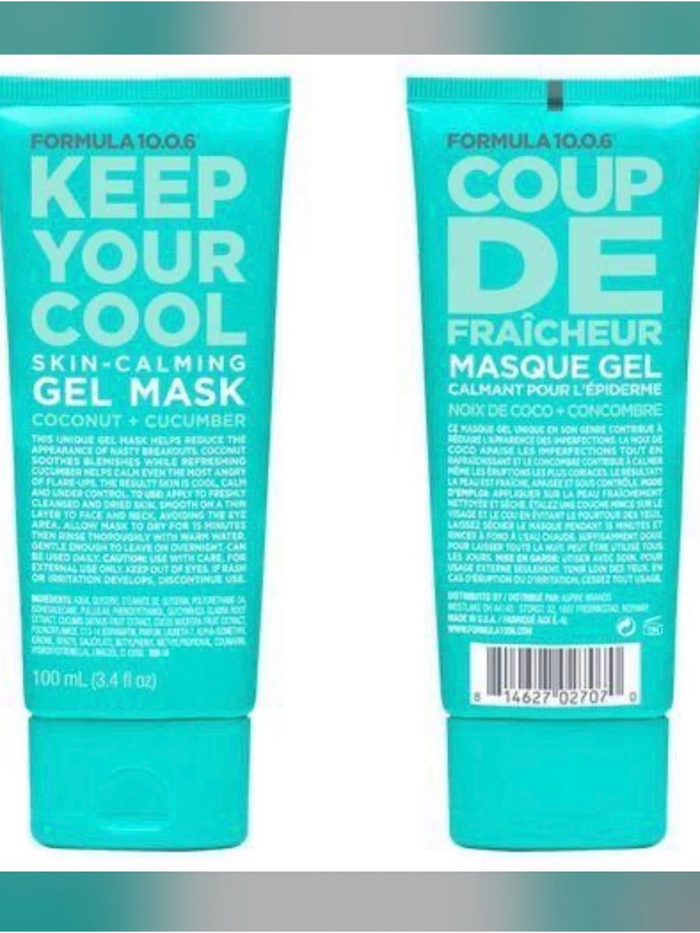 Keep Your Cool Skin-Calming Gel Mask - Turquoise